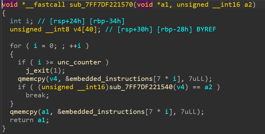 fetch instruction by counter